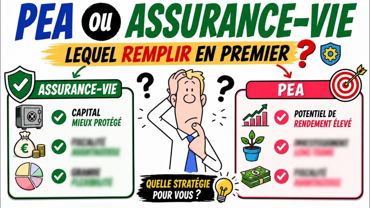 Comparatif entre PEA et assurance-vie pour investir et organiser son patrimoine