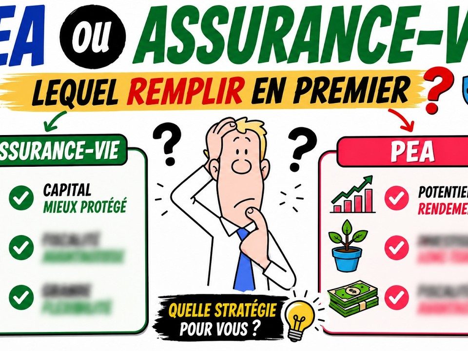 Comparatif entre PEA et assurance-vie pour investir et organiser son patrimoine