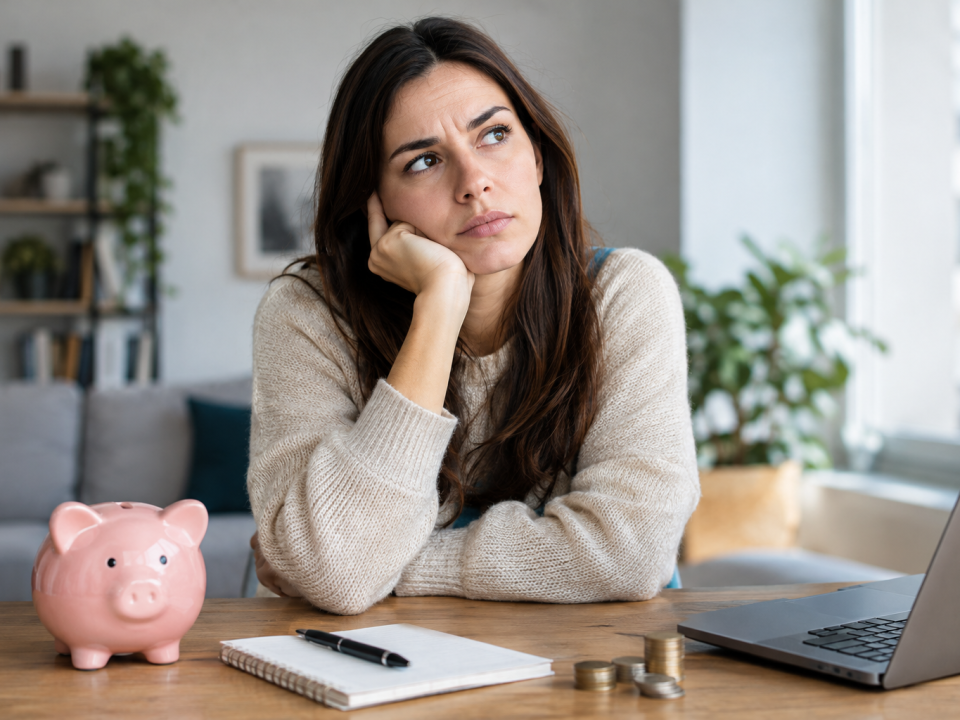 Personne analysant ses croyances sur l'argent et son budget personnel