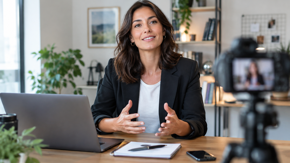 Entrepreneur travaillant son personal branding et sa présence en ligne