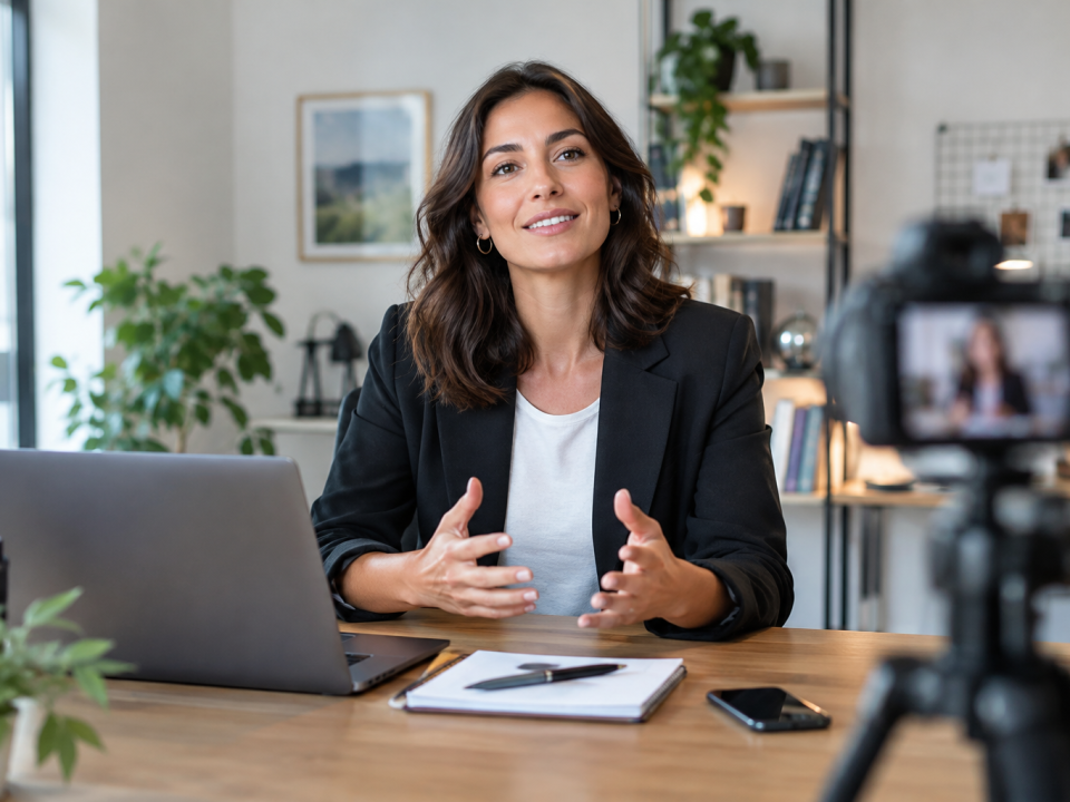 Entrepreneur travaillant son personal branding et sa présence en ligne