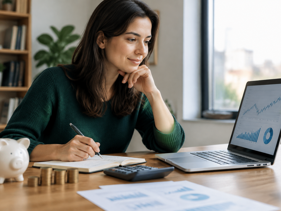 Personne analysant sa stratégie pour investir correctement