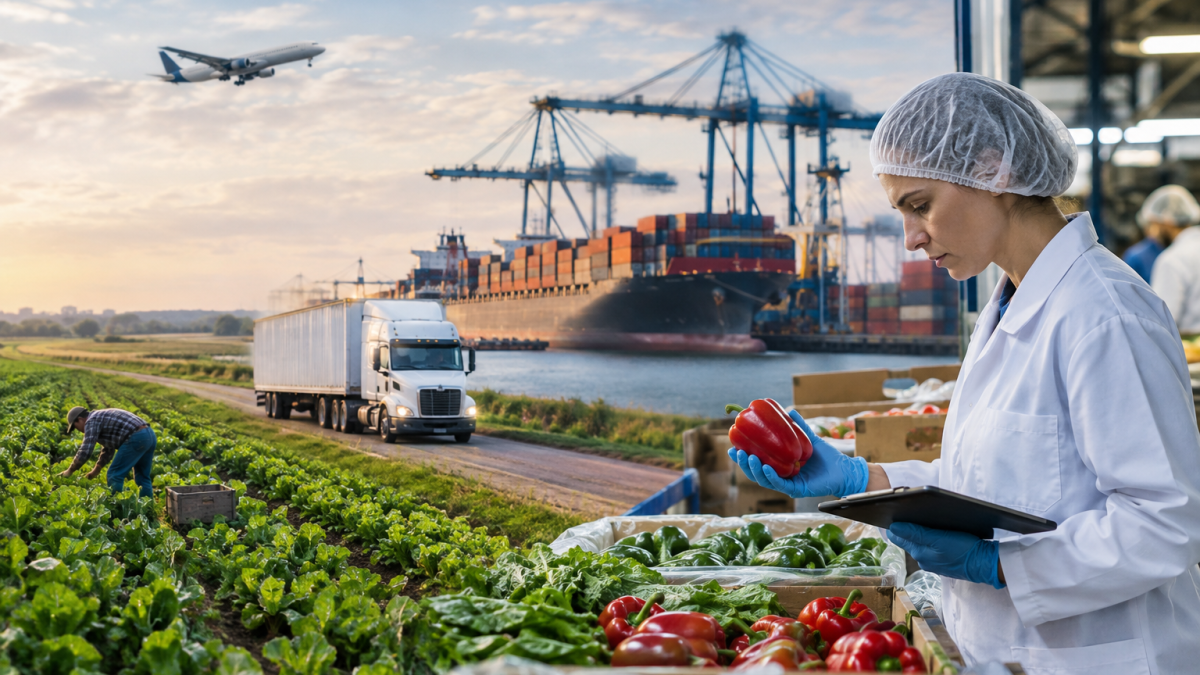 Chaîne d’approvisionnement alimentaire et contrôle de la traçabilité des produits frais
